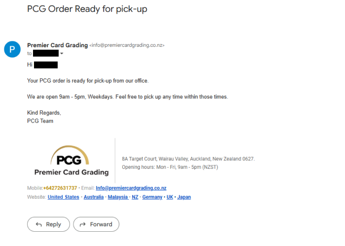 Drop offs and Events – Premier Card Grading Australia